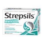STREPSILS  Ментол и еукалиптус пастили , 24 парчиња