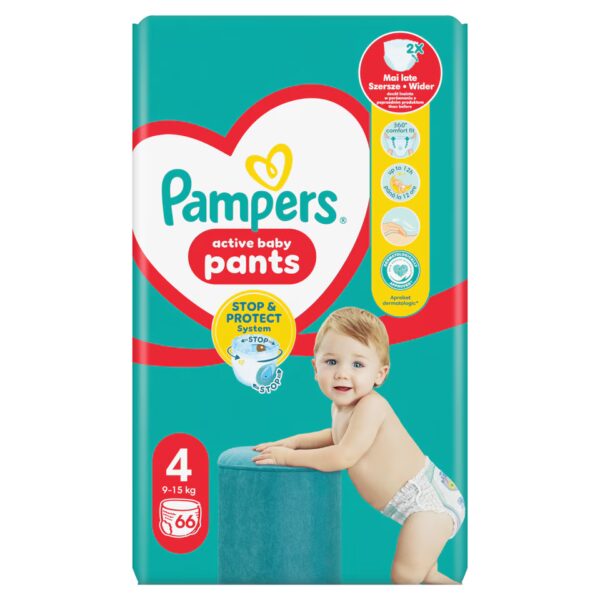 PAMPERS ACTIVE BABY PANTS 4 so 66 parcinja