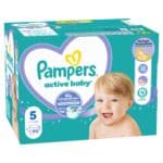 PAMPERS ACTIVE BABY 5 пелени за деца 11-16kg 64 парчиња