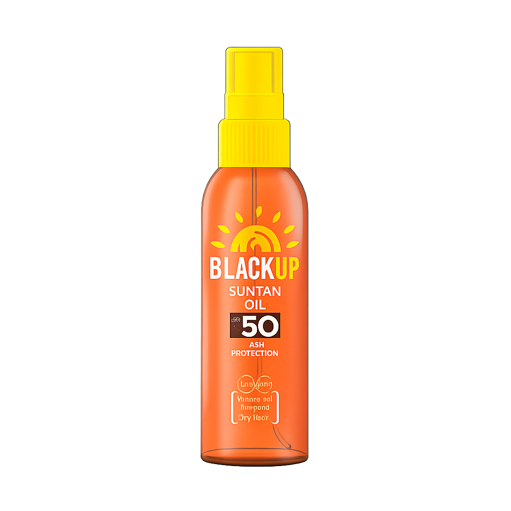 ChatGPT Image May 20, 2026, 04_00_22 PM ALKALOID BLACK UP SUNTAN OIL 50SPF 150ML - Image 1