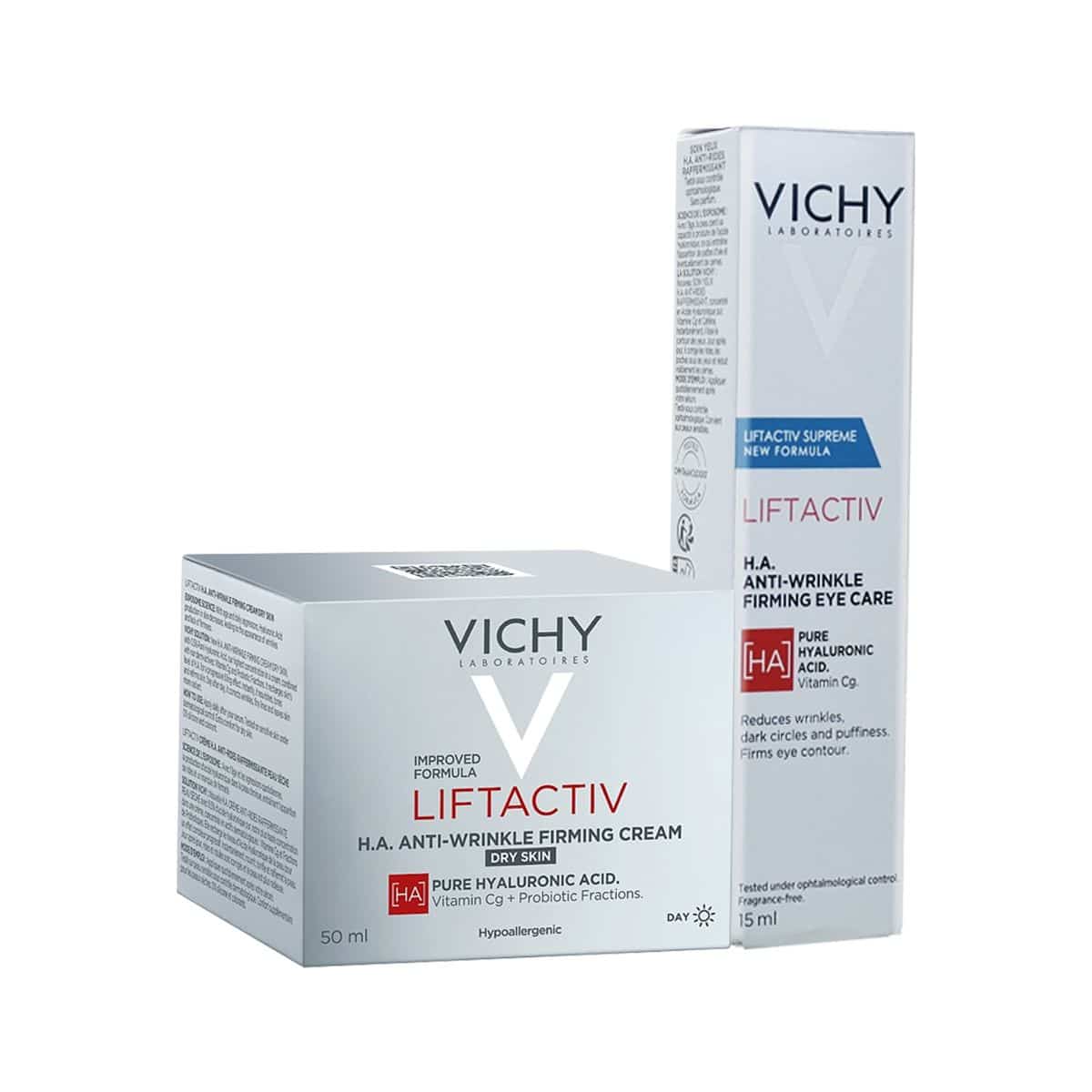 LIFTACTIVE VICHY LIFTACTIV SET KREM DRY SKIN 50ml + GRATIS FIRMING EYE CREAM LIFTACTIV 15ML - Image 1