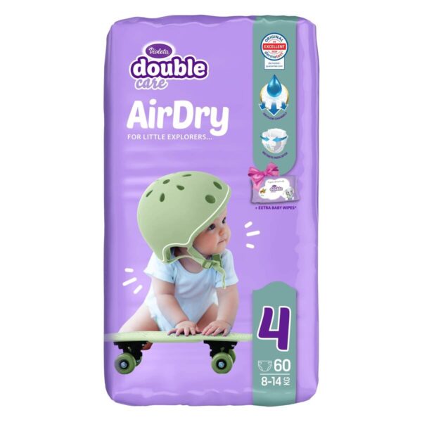 VIOLETA DOUBLE CARE 4 so 60 parcinja 8-14KG
