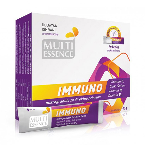 ALKALOID MULTI ESSENCE ИМУНО КЕСИЧКИ прашок за орална употреба , 20 парчиња