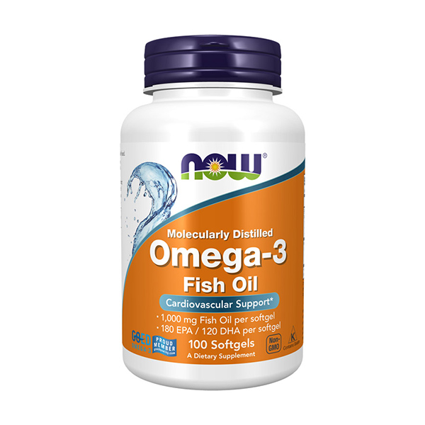 NOW FOODS OMEGA-3 капсули 1000mg, 100 парчиња