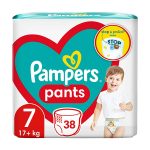 PAMPERS PANTS 7 пелени 17+kg, 38 парчиња