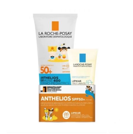 set-1-1-450x452 LA ROCHE-POSAY ANTHELIOS SET KIDS SPF 50+MLEKO + LIPIKAR CLEAN OIL 100ML - Image 1