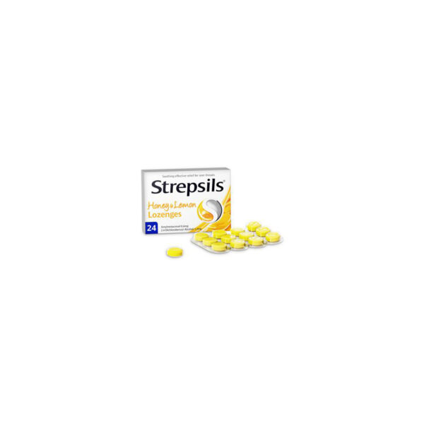 STREPSILS  Мед и лимон пастили , 24 парчиња