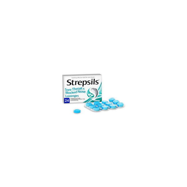 STREPSILS  Ментол и еукалиптус пастили , 24 парчиња