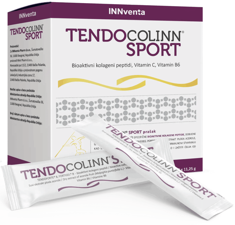 тендо спорт TENDOCOLINN® SPORT КОЛАГЕН ЗА ПИЕЊЕ ЗА ЗГЛОБОВИ, МУСКУЛИ И ТЕТИВИ - Image 1